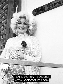 Photo of Dolly Parton by Chris Walter , reference; p09005a,www.photofeatures.com