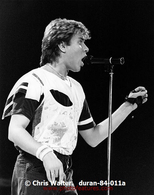Photo of Duran Duran for media use , reference; duran-84-011a,www.photofeatures.com