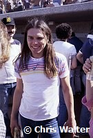 The Eagles 1978 Timothy B. Schmit at Eagles vs Rolling Stone Mag softball game<br> Chris Walter