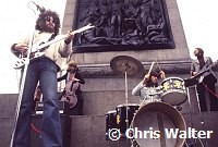 ELO 1973 Electric Light Orchestra film US TV show in London's Trafalgar Square<br> Chris Walter<br>