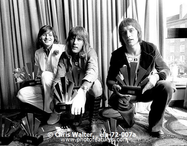Photo of ELP Emerson Lake and Palmer  for media use , reference; elp-72-007a,www.photofeatures.com