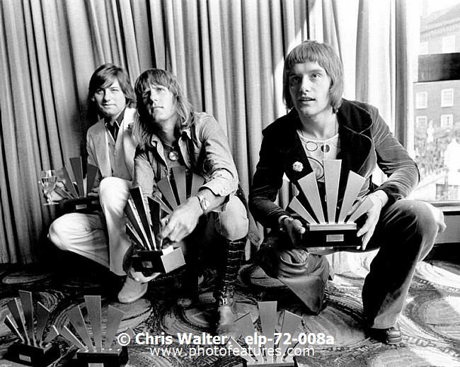 Photo of ELP Emerson Lake and Palmer  for media use , reference; elp-72-008a,www.photofeatures.com