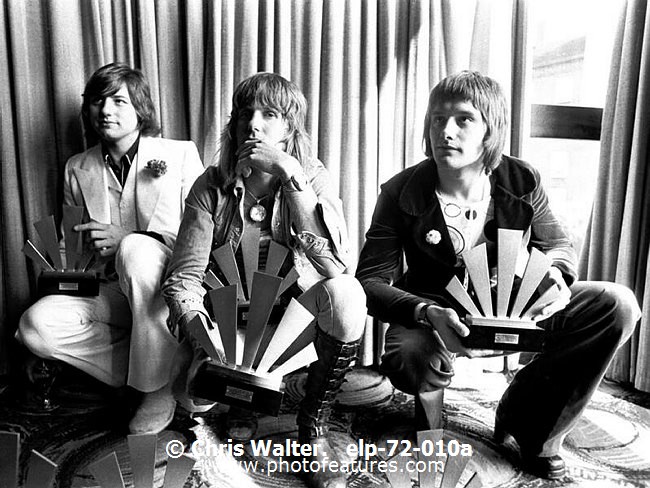 Photo of ELP Emerson Lake and Palmer  for media use , reference; elp-72-010a,www.photofeatures.com