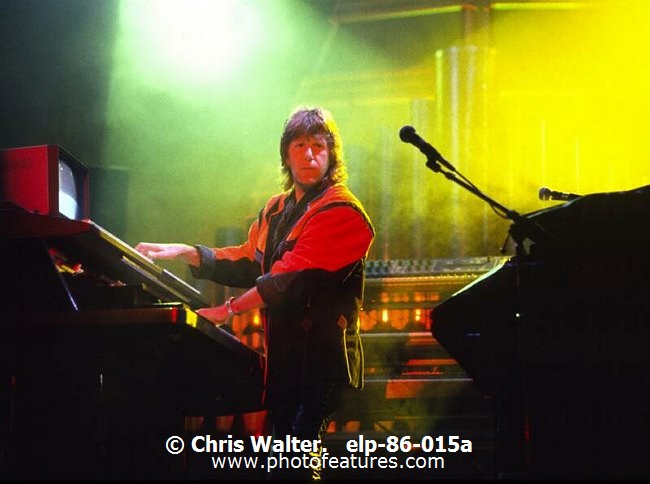Photo of ELP Emerson Lake and Palmer  for media use , reference; elp-86-015a,www.photofeatures.com