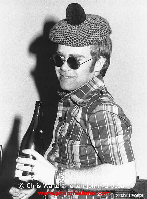 Elton John elton-john-73-015a photography by © Chris Walter Photo of Elton John for media use , reference; elton-john-73-015a,www.photofeatures.com