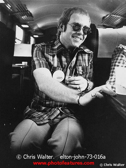 Elton John elton-john-73-016a photography by © Chris Walter Photo of Elton John for media use , reference; elton-john-73-016a,www.photofeatures.com