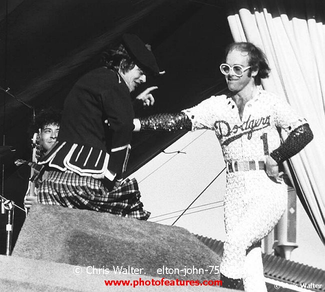 Photo of Elton John for media use , reference; elton-john-75-003a,www.photofeatures.com