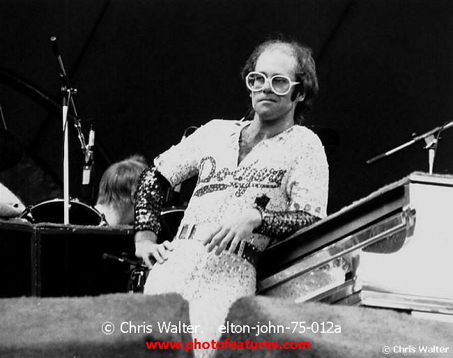 Photo of Elton John for media use , reference; elton-john-75-012a,www.photofeatures.com