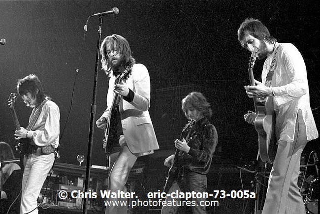 Photo of Eric Clapton for media use , reference; eric-clapton-73-005a,www.photofeatures.com