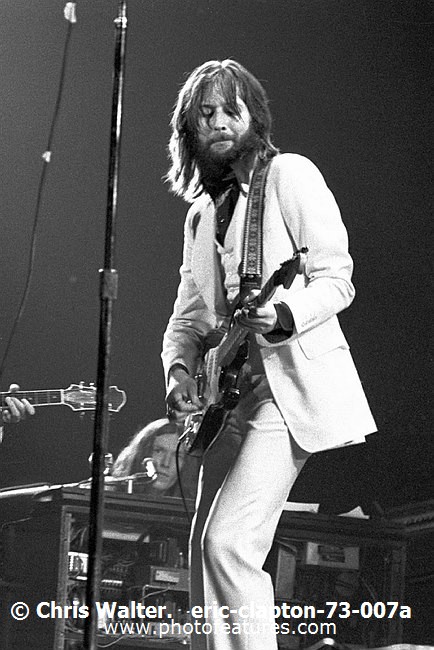 Photo of Eric Clapton for media use , reference; eric-clapton-73-007a,www.photofeatures.com