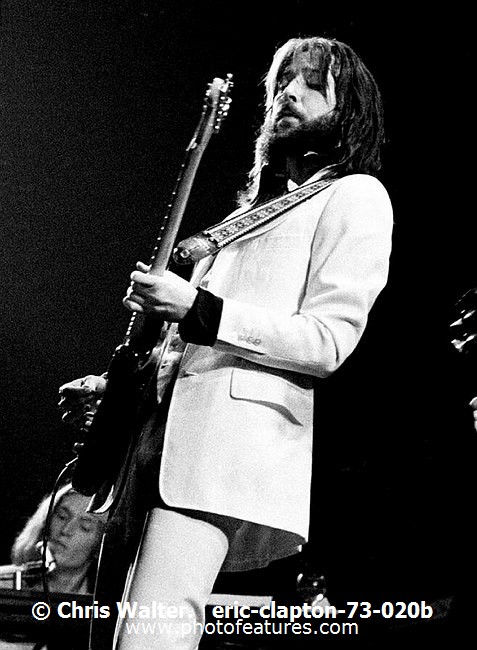 Photo of Eric Clapton for media use , reference; eric-clapton-73-020b,www.photofeatures.com