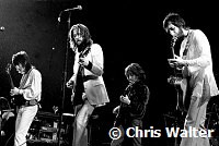 Eric Clapton 1973 Rainbow Theatre comeback concert here with Pete Townshend and Ron Wood. <br> Chris Walter<br>