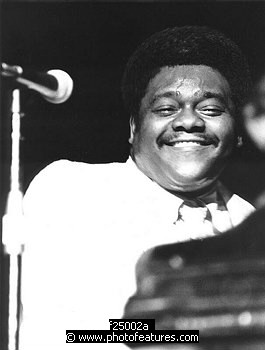 Photo of Fats Domino by Chris Walter , reference; f25002a,www.photofeatures.com