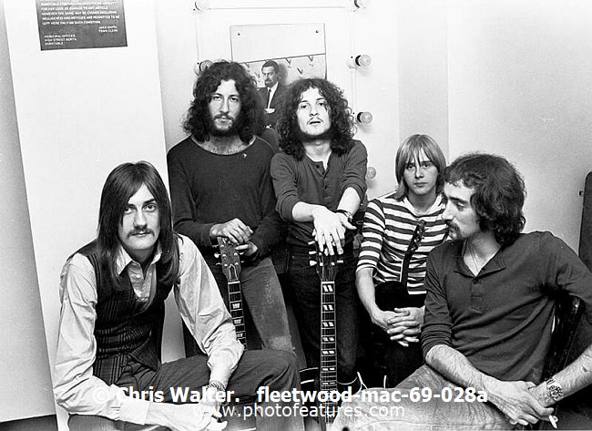 Photo of Fleetwood Mac for media use , reference; fleetwood-mac-69-028a,www.photofeatures.com