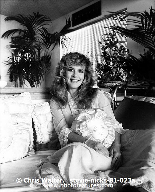Photo of Fleetwood Mac for media use , reference; stevie-nicks-81-023a,www.photofeatures.com