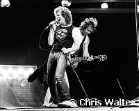 Foreigner 1981 Lou Gramm and Mick Jones<br> Chris Walter<br>