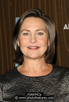 Photo of Cherry Jones at the Fox Winter All Star Party at Villa Sorisso on January 11th, 2010 in Pasadena, California , reference; _VGA6942a