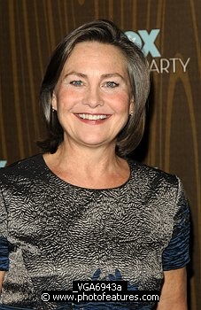 Photo of Cherry Jones at the Fox Winter All Star Party at Villa Sorisso on January 11th, 2010 in Pasadena, California , reference; _VGA6943a