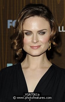 Photo of Emily Deschanel at the Fox Winter All Star Party at Villa Sorisso on January 11th, 2010 in Pasadena, California , reference; _VGA7061a