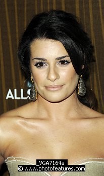 Photo of Lea Michele at the Fox Winter All Star Party at Villa Sorisso on January 11th, 2010 in Pasadena, California , reference; _VGA7164a