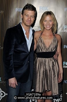 Photo of Nicholas Bishop and Kelli Giddish at the Fox Winter All Star Party at Villa Sorisso on January 11th, 2010 in Pasadena, California , reference; _VGA7189a