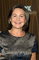 Photo of Cherry Jones at the Fox Winter All Star Party at Villa Sorisso on January 11th, 2010 in Pasadena, California