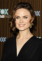 Photo of Emily Deschanel at the Fox Winter All Star Party at Villa Sorisso on January 11th, 2010 in Pasadena, California