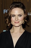 Photo of Emily Deschanel at the Fox Winter All Star Party at Villa Sorisso on January 11th, 2010 in Pasadena, California