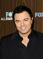 Photo of Seth MacFarlane at the Fox Winter All Star Party at Villa Sorisso on January 11th, 2010 in Pasadena, California