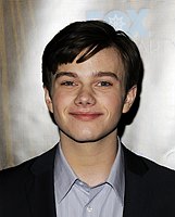 Photo of Chris Colfer at the Fox Winter All Star Party at Villa Sorisso on January 11th, 2010 in Pasadena, California