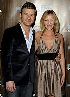 Photo of Nicholas Bishop and Kelli Giddish at the Fox Winter All Star Party at Villa Sorisso on January 11th, 2010 in Pasadena, California