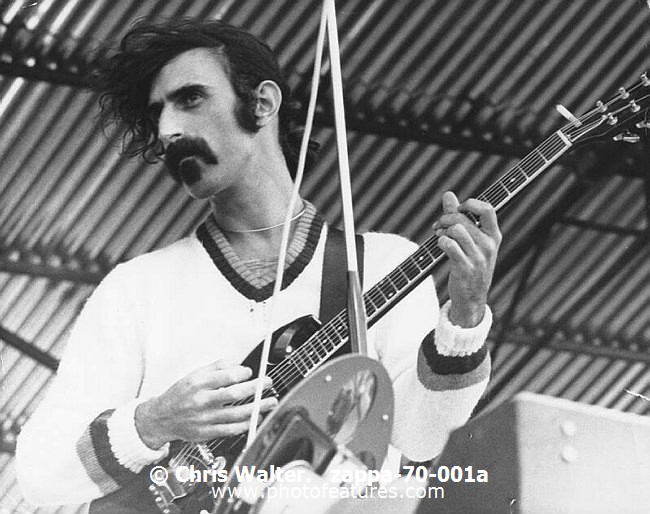 Photo of Frank Zappa for media use , reference; zappa-70-001a,www.photofeatures.com