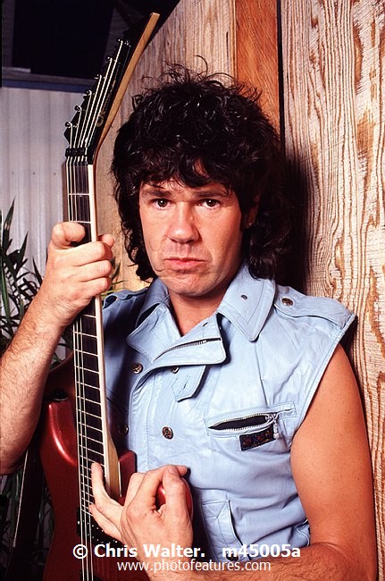 Photo of Gary Moore for media use , reference; m45005a,www.photofeatures.com