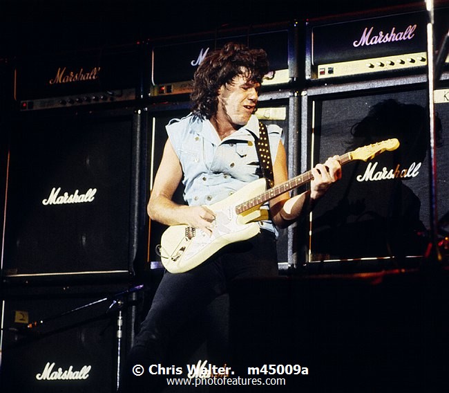 Photo of Gary Moore for media use , reference; m45009a,www.photofeatures.com