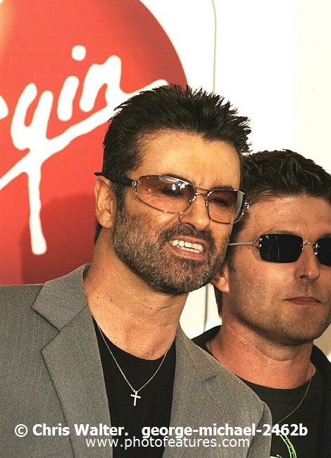 Photo of George Michael for media use , reference; george-michael-2462b,www.photofeatures.com