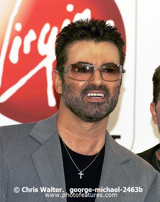 Photo of George Michael for media use , reference; george-michael-2463b,www.photofeatures.com