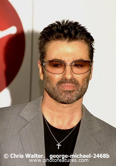 Photo of George Michael for media use , reference; george-michael-2468b,www.photofeatures.com