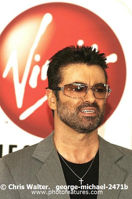 Photo of George Michael for media use , reference; george-michael-2471b,www.photofeatures.com