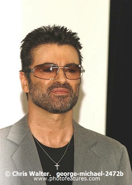 Photo of George Michael for media use , reference; george-michael-2472b,www.photofeatures.com