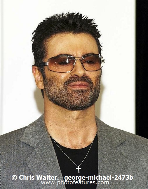 Photo of George Michael for media use , reference; george-michael-2473b,www.photofeatures.com