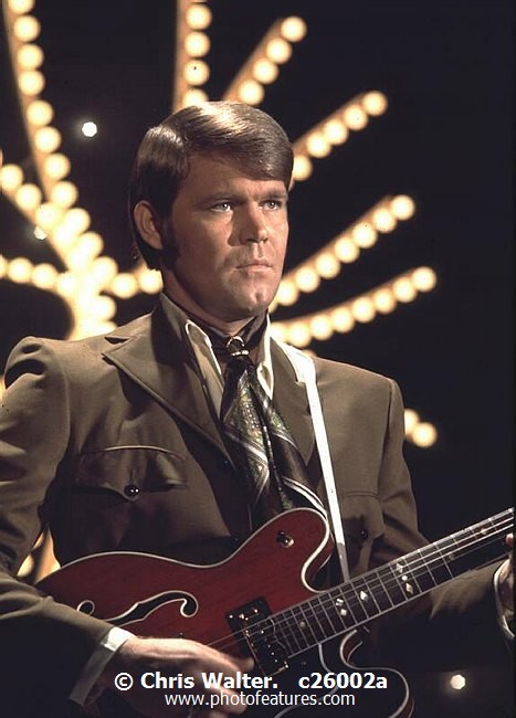 Photo of Glen Campbell for media use , reference; c26002a,www.photofeatures.com