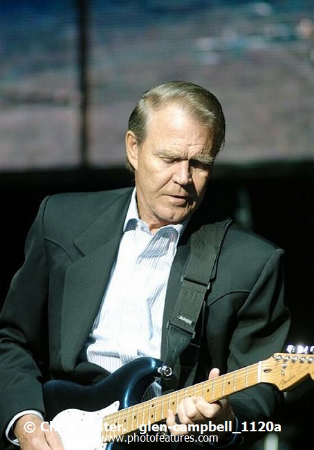 Photo of Glen Campbell for media use , reference; glen-campbell_1120a,www.photofeatures.com