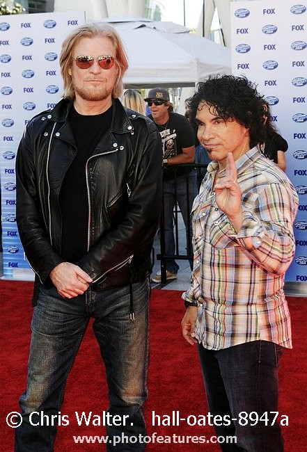 Photo of Daryl Hall and John Oates for media use , reference; hall-oates-8947a,www.photofeatures.com