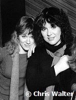 Heart 1982 Nancy Wilson and  Ann Wilson  in their Seattle Studio<br> Chris Walter<br>