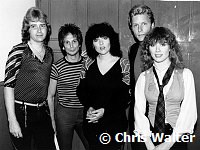 Heart 1983 Howard Leese,Danny Carmassi, Ann Wilson,Mark Andes, Nancy Wilson<br> Chris Walter