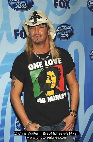 Photo of 2010 American Idol Finale by Chris Walter , reference; Bret-Michaels-9147a,www.photofeatures.com