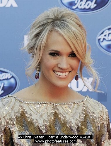Photo of 2011 American Idol Finale by Chris Walter , reference; carrie-underwood-4545a,www.photofeatures.com
