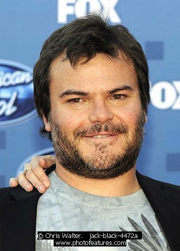 Photo of 2011 American Idol Finale by Chris Walter , reference; jack-black-4472a,www.photofeatures.com