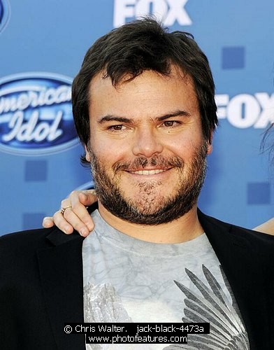 Photo of 2011 American Idol Finale by Chris Walter , reference; jack-black-4473a,www.photofeatures.com