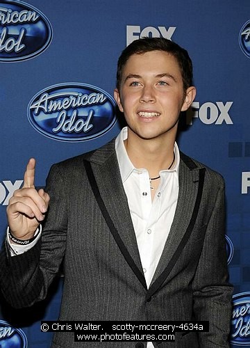 Photo of 2011 American Idol Finale by Chris Walter , reference; scotty-mccreery-4634a,www.photofeatures.com